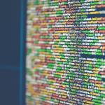Codes informatique sur un écran d'ordinateur