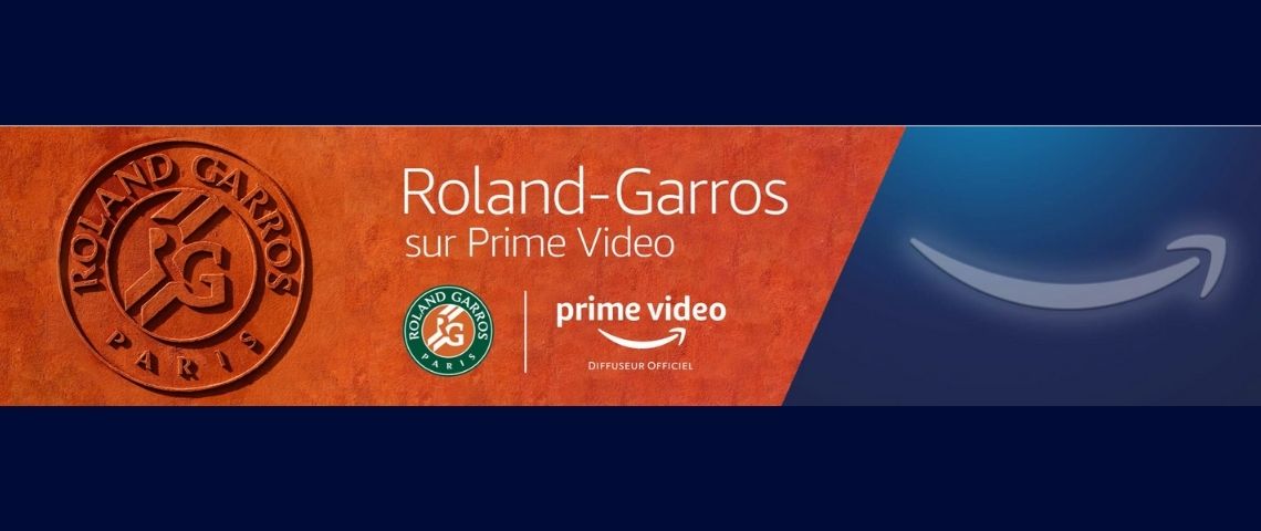 roland-garros-15-jours-de-tennis-non-stop-sur-prime-video Logo Roland Garros et Prime Video