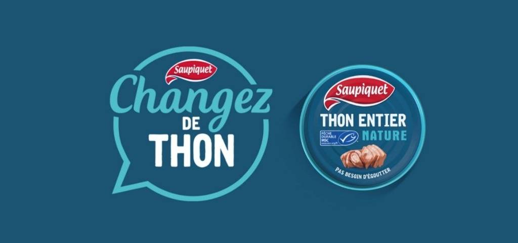 Campagne pub saupiquet - une boite de thon