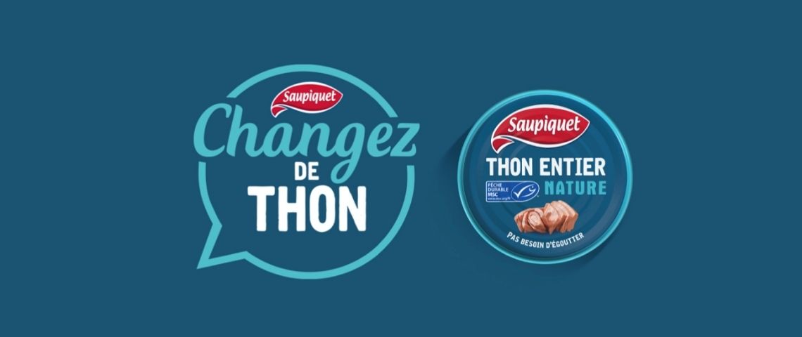 Saupiquet-campagne-publicitaire-communication-alimentaire Campagne pub saupiquet - une boite de thon