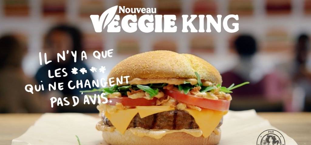 Un burger vegan - campagne Burger King