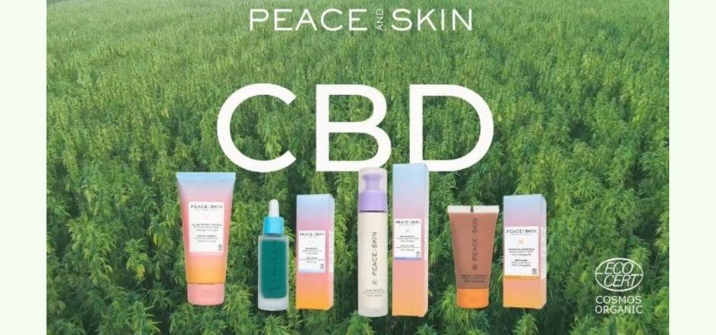 Produits de la gamme cosmétiques Peace & Skin