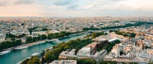Vue aérienne de Paris