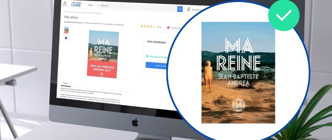 LTU et Webdrone signe un partenariat technologique et commercial et lancent une solution pour monitorer la conformité et la reconnaissance par l’image des produits vendus sur le web. Visuel d'un livre vendu en ligne