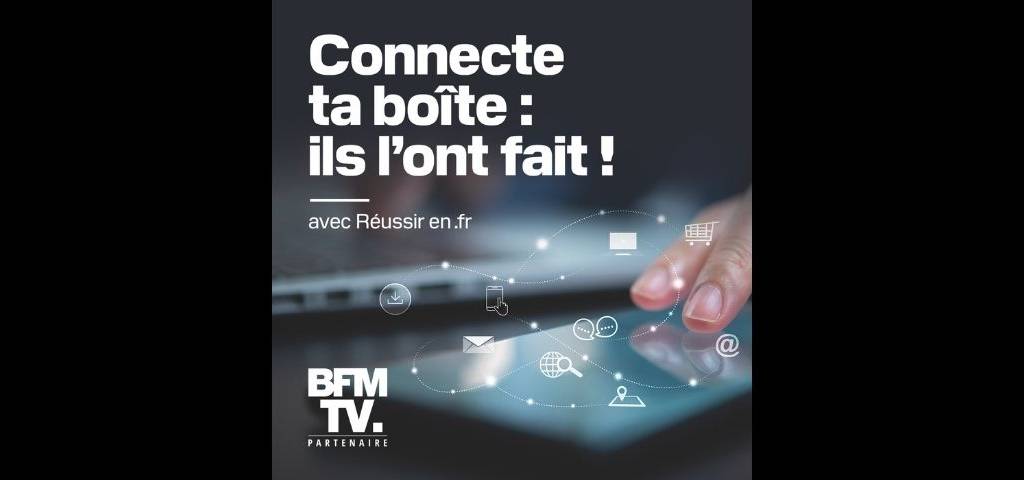 Icône sortant d'un smartphone