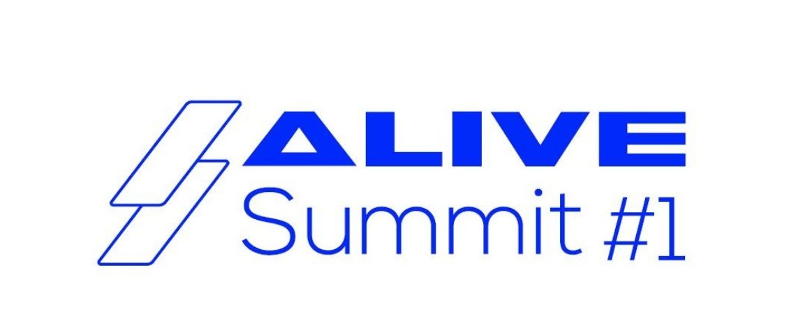 Durant deux jours, Alive Summit a pour objectif de mettre en valeur la richesse, la diversité, et les promesses des innovations (technologiques, RSE...) au service de l’événementiel. Logo Alive Summit