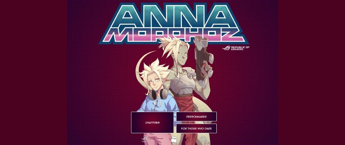 2 personnages de Manga