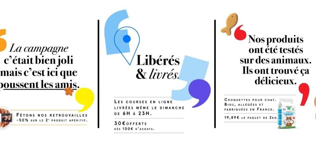 Affiche de la campagne Monoprix