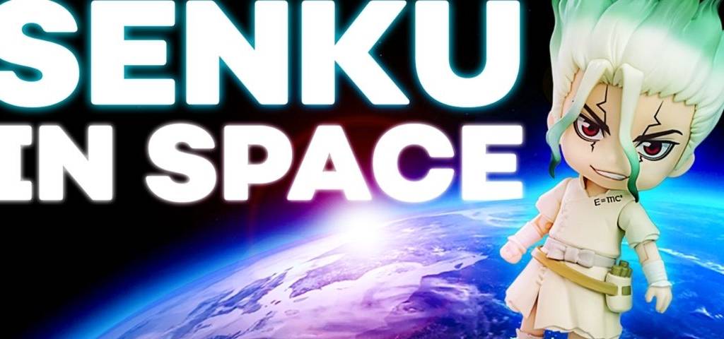 Personnage de manga dans l'espace