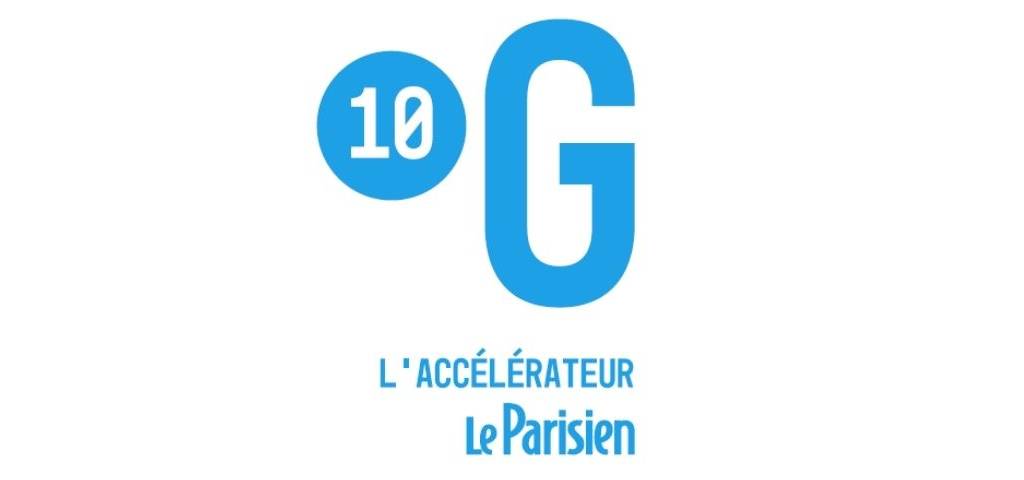 Logo bleu : 10G l'accélérateur le parisien