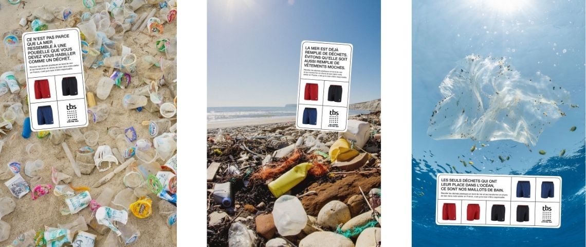 Pour lutter contre la pollution du littoral, la marque vestimentaire emblématique TBS a conçu des shorts de bain inédits créés à partir de bouteilles en plastiques recyclées. Pollution