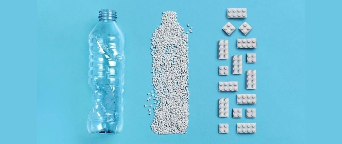 Le groupe LEGO a dévoilé aujourd’hui un prototype de brique LEGO fabriqué à partir de plastique recyclé, Bouteille plastique et brique de lego