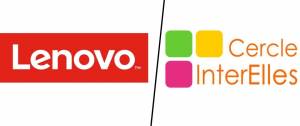 Logo Lenovo et Cercle InterElles