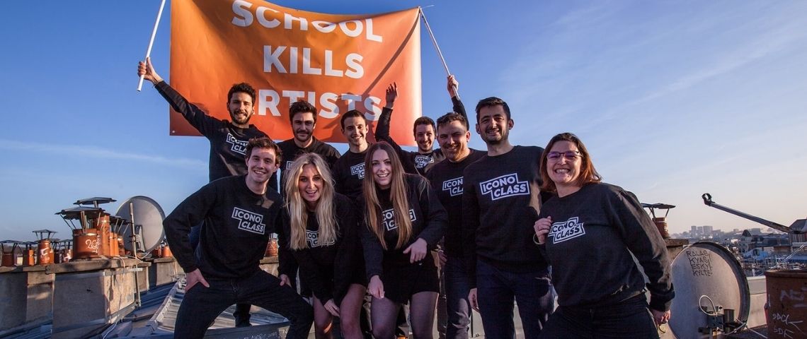 iconoClass, l’école de business development que l’on paie une fois son CDI en poche, lève 3 millions d’euros Elèves de l'école Iconoclasse
