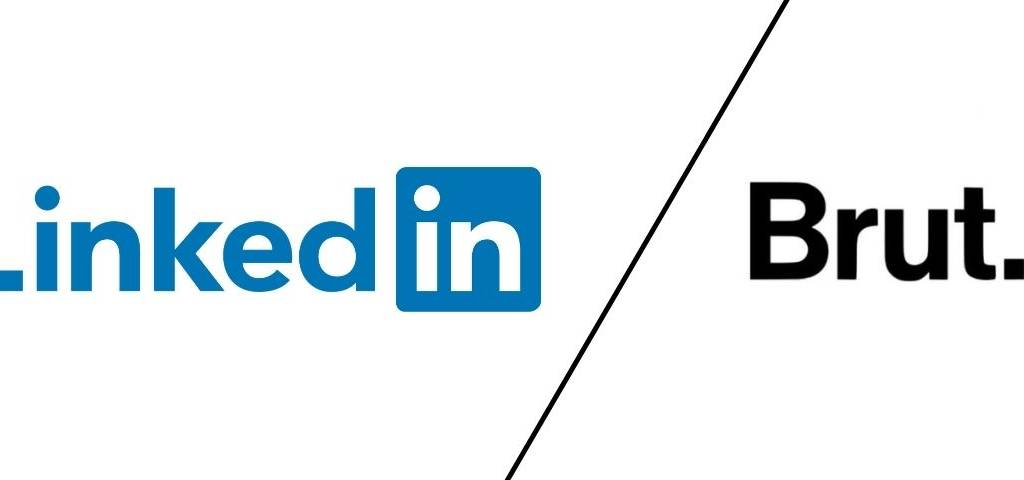 Logo Linkedin et Brut