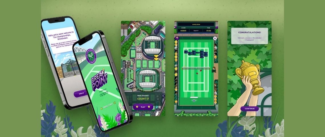En prévision du retour des championnats de Wimbledon, Lost Mechanics s’invite à Wimbledon en créant le jeu vidéo BreakPoint Jeu vidéo BreakPoint