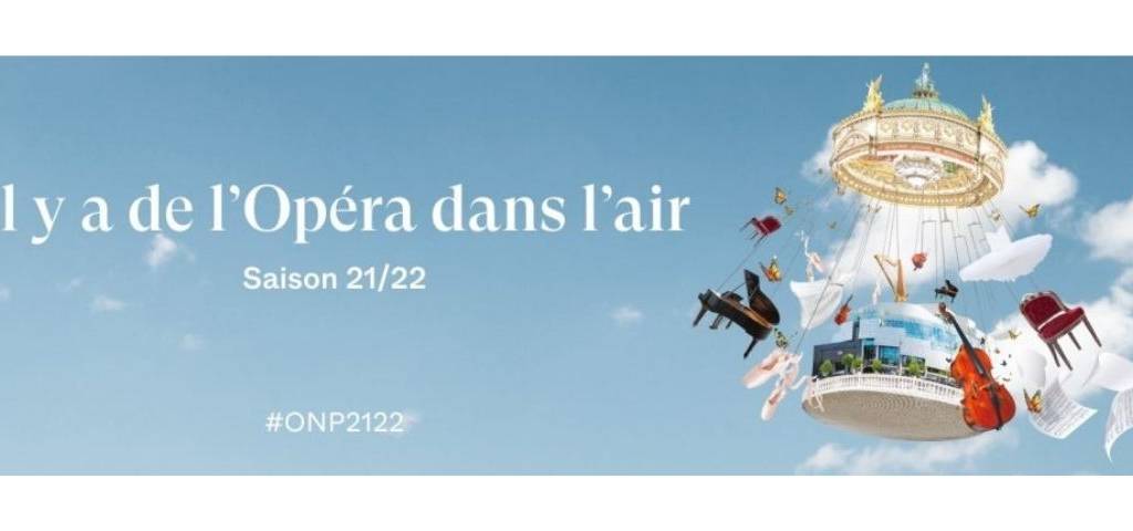 Affiche de la sainson 2021/2022 de l'Opéra National de Paris