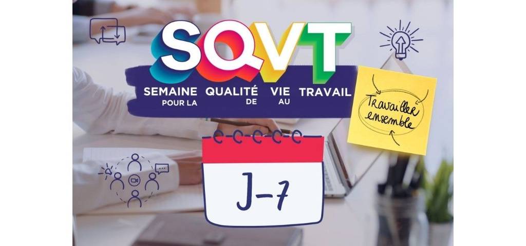 Affiche de la semaine pour la qualité de vie au travail (SQVT)