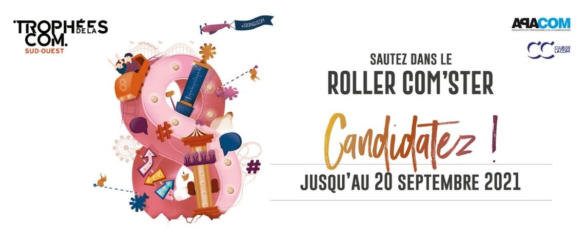 Lancement Jeudi 27 mai 2021 de l’Appel à Candidatures du plus grand prix interrégional Communication & Marketing Logo Trophées de la Com Sud Ouest
