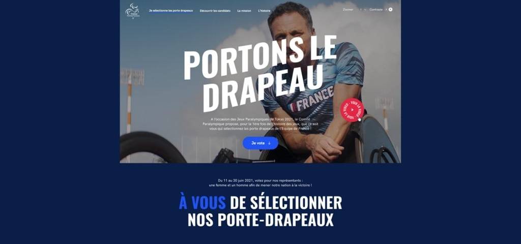 Affiche campagne portons le drapeau