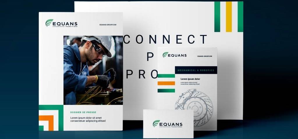 Support de communication Equans