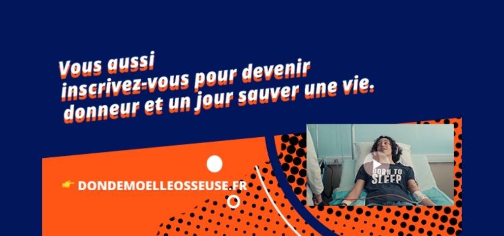 Affiche pour le don de moelle osseuse