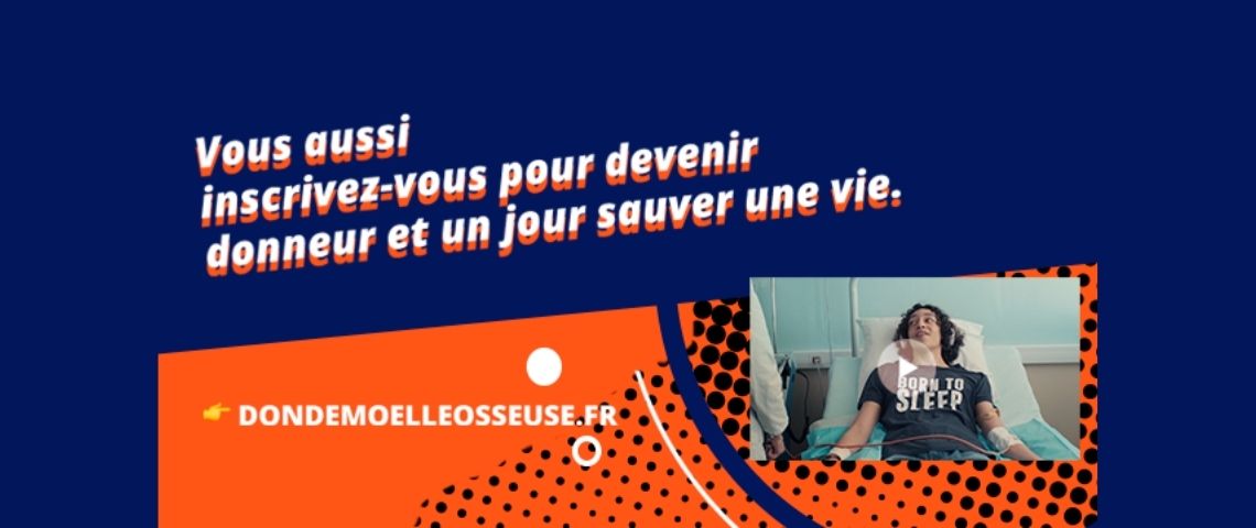 « Devenir Veilleur de vie », une série de plusieurs épisodes, racontée par le Youtubeur Cyrus North pour tout savoir sur le don de moelle osseuse Affiche pour le don de moelle osseuse