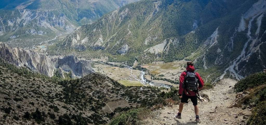 Trail en montagne