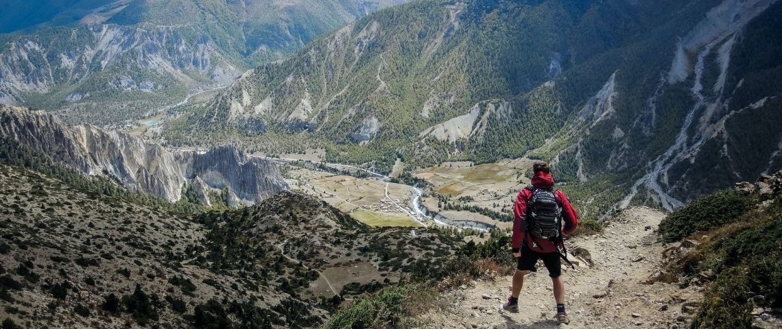 Trail en montagne
