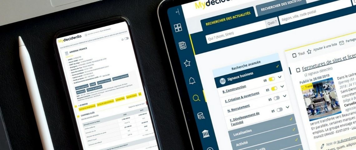 Avec « Base Entreprises Augmentée », Decidento souhaite automatiser l’accès à 300 000 opportunités d’affaires Decidento