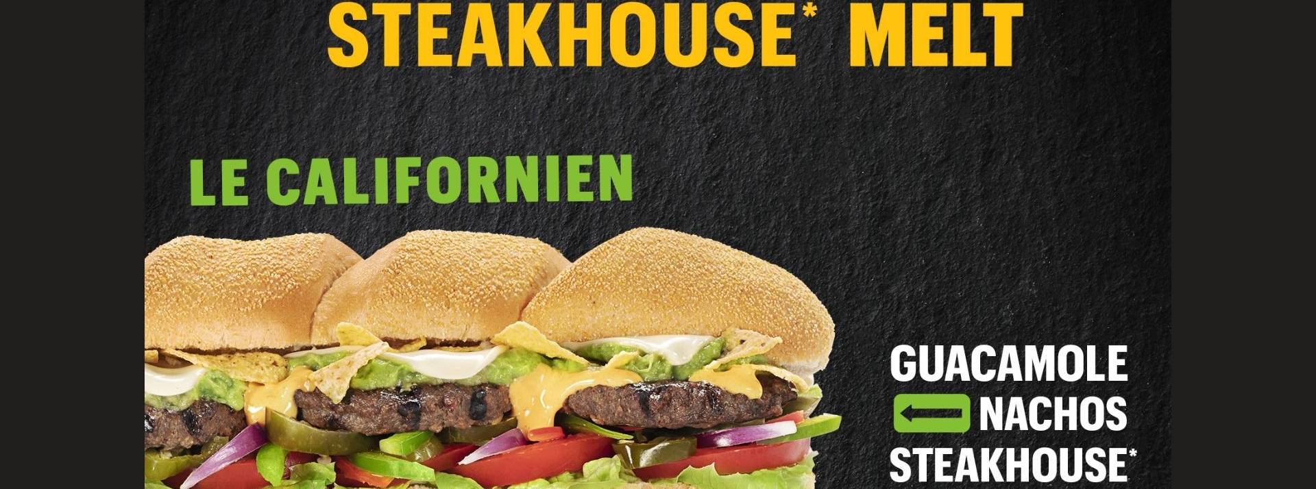 L’enseigne de restauration Subway et l’agence de publicité McCANN Paris présentent « American Steakhouse Melt » Sandwich