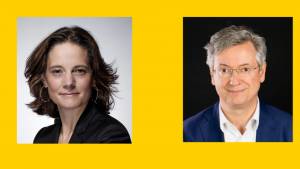 Coralie Savin et Nicolas Bordas