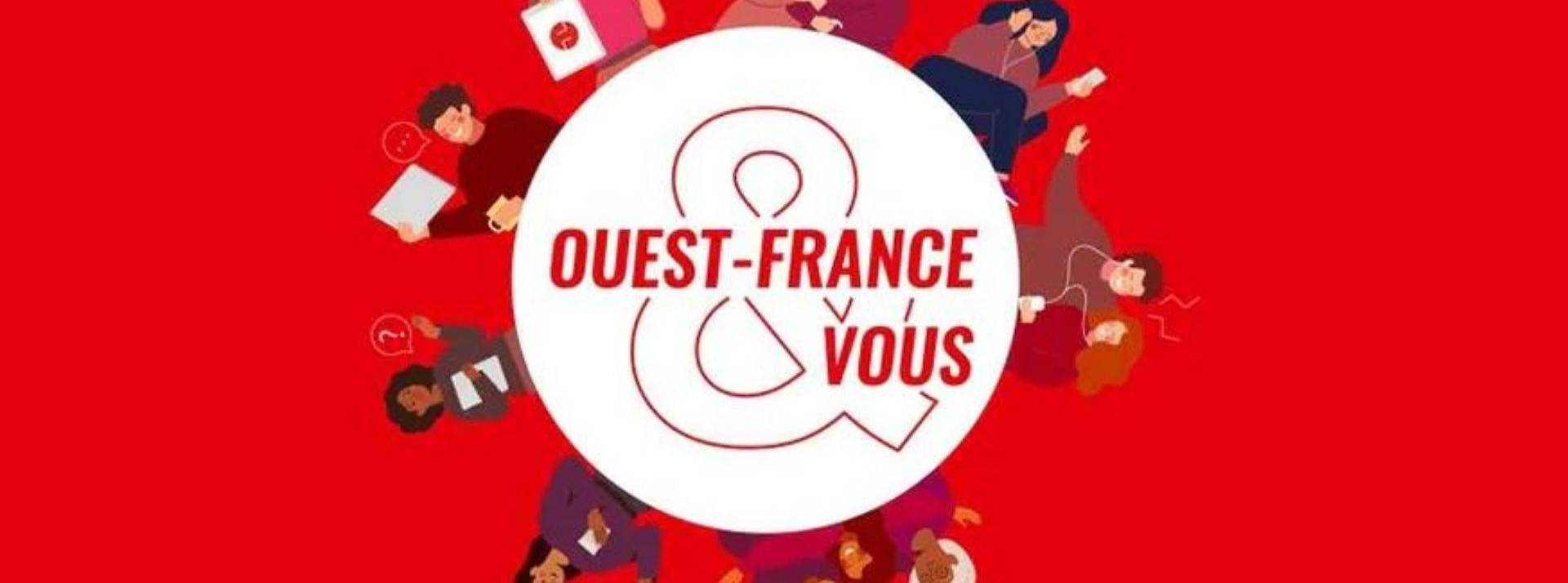 Ouest-France lance un espace conversationnel pour renforcer le dialogue avec ses lecteurs Dessin : persones autour d'une table