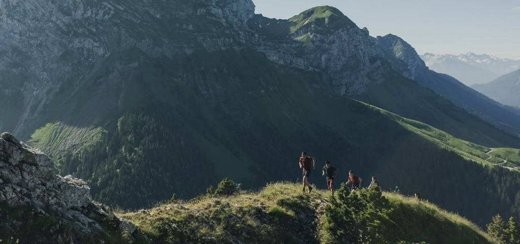 Trail en montagne