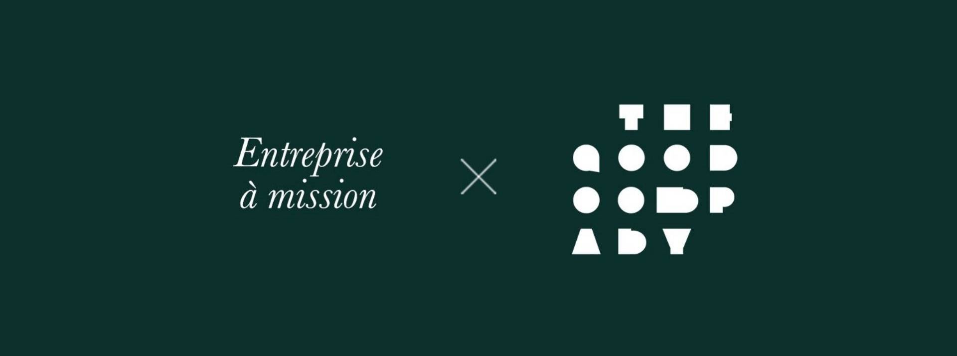 The Good Company franchit une nouvelle étape de son histoire en devenant entreprise à mission. Logo The Good Company