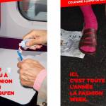 2 visuels : Main et brosse à dents et homme en chaussettes avec des claquettes