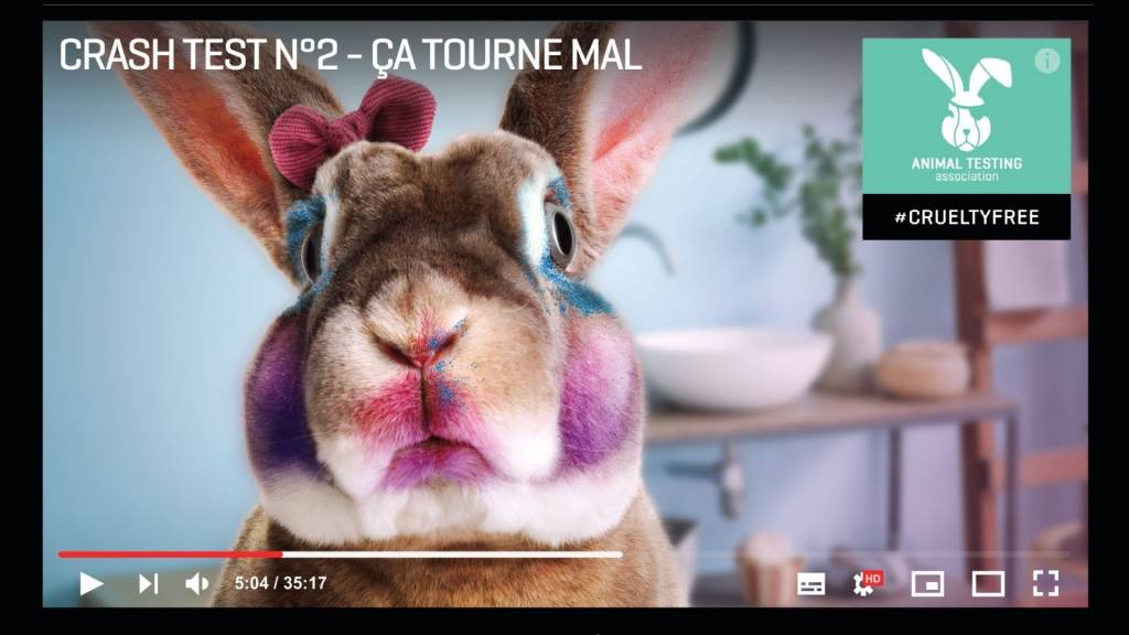 Lapin maquillé
