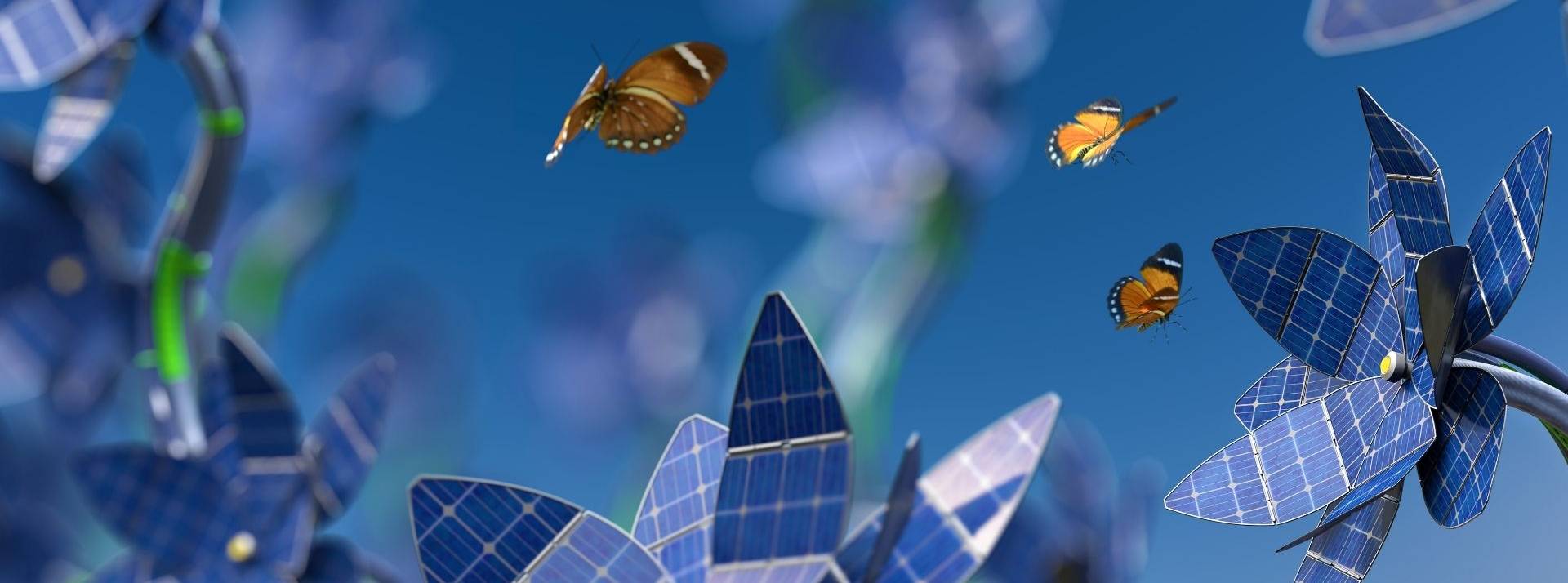EDPR ouvre sa plus grande centrale solaire dans l’état de São Paulo, d’une capacité installée de 252 MWp Fleurs réalisées avec des panneaux solaires