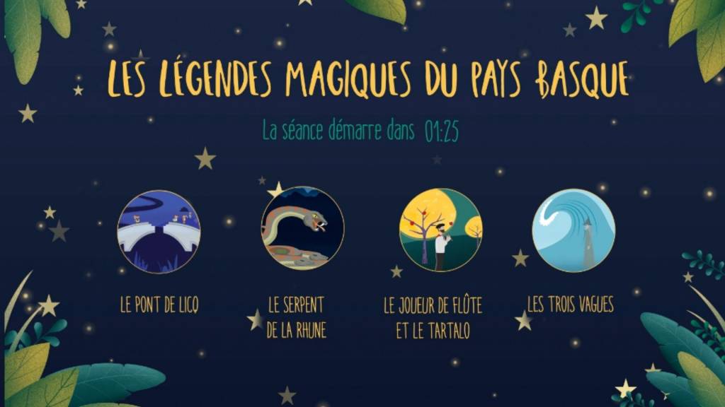 Affiche des contes  - Les légendes magiques du Pays Basques - 