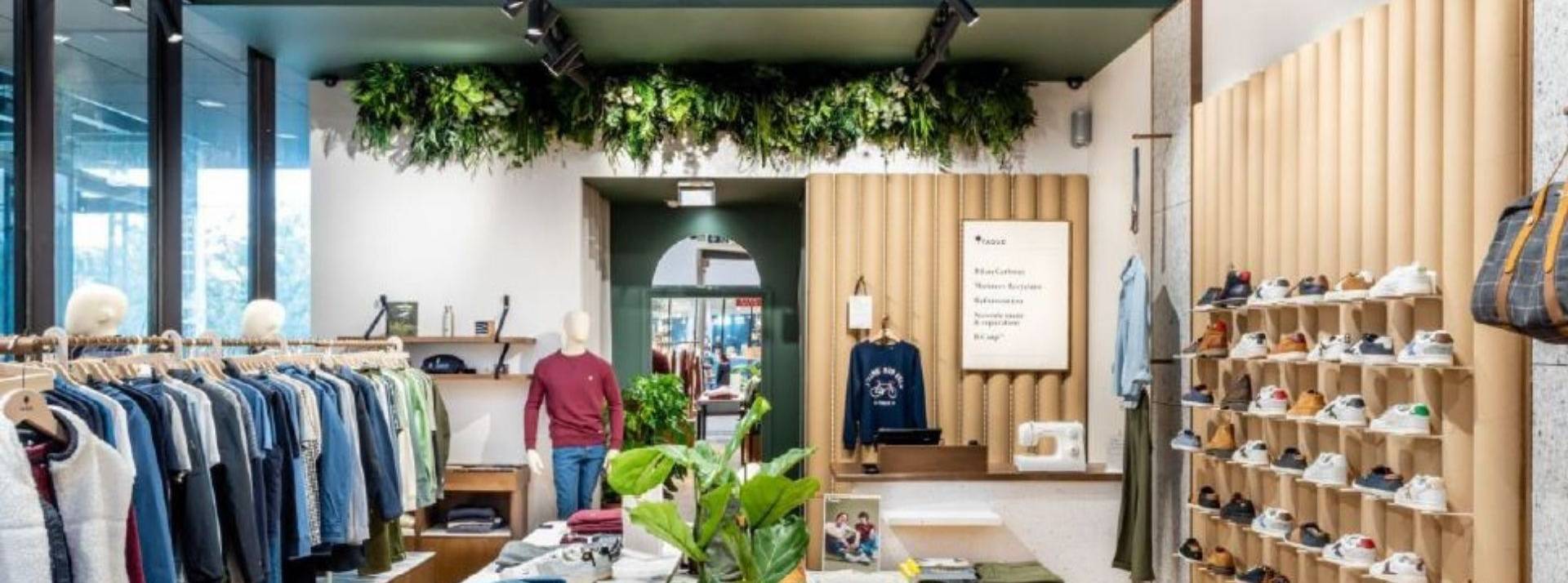 Fairly crée pour Faguo le premier concept retail responsable de la Fair fashion Boutique de vêtements