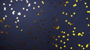 Confettis dorés