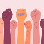 Poings féministes, protestation et révolution, combat féministes