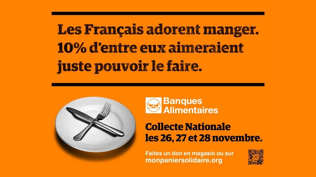Affiche de la campagne de la banque alimentaire