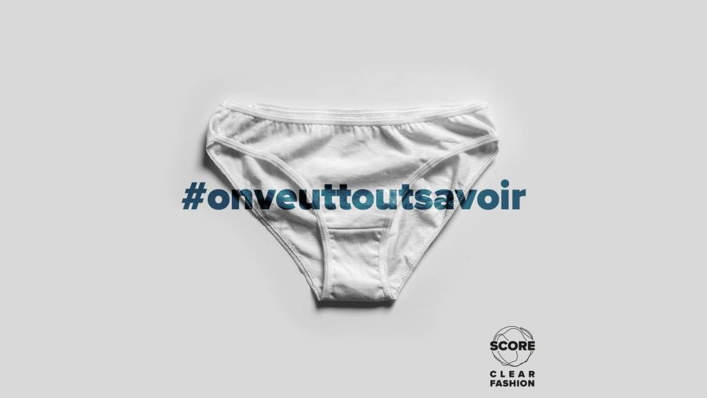 Slip avec le hashtagonveutousavoir