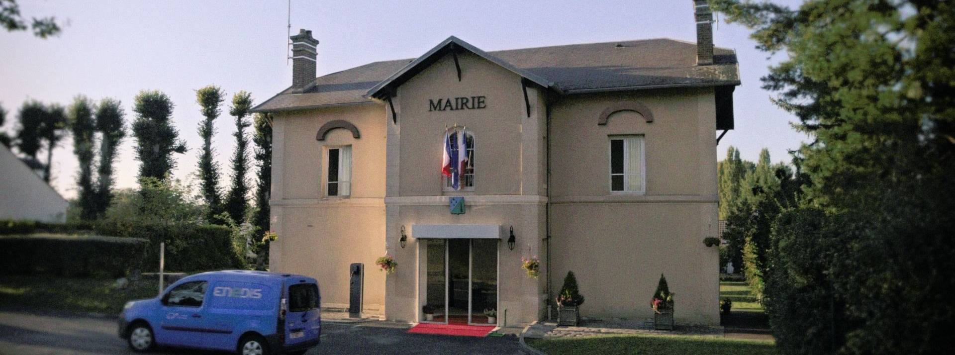 Enedis inaugure une nouvelle ère de l’électricité en France. Photo d'une mairie