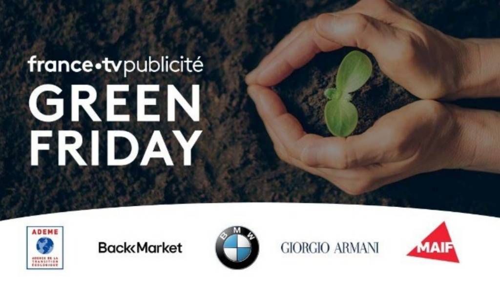 Affiche Green Friday de FranceTV Publicité
