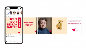 Affiche de la campagne des petits frères des pauvres