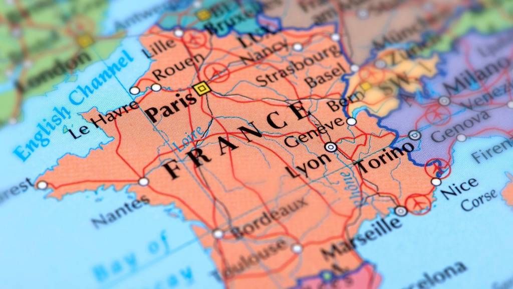 Carte de la France