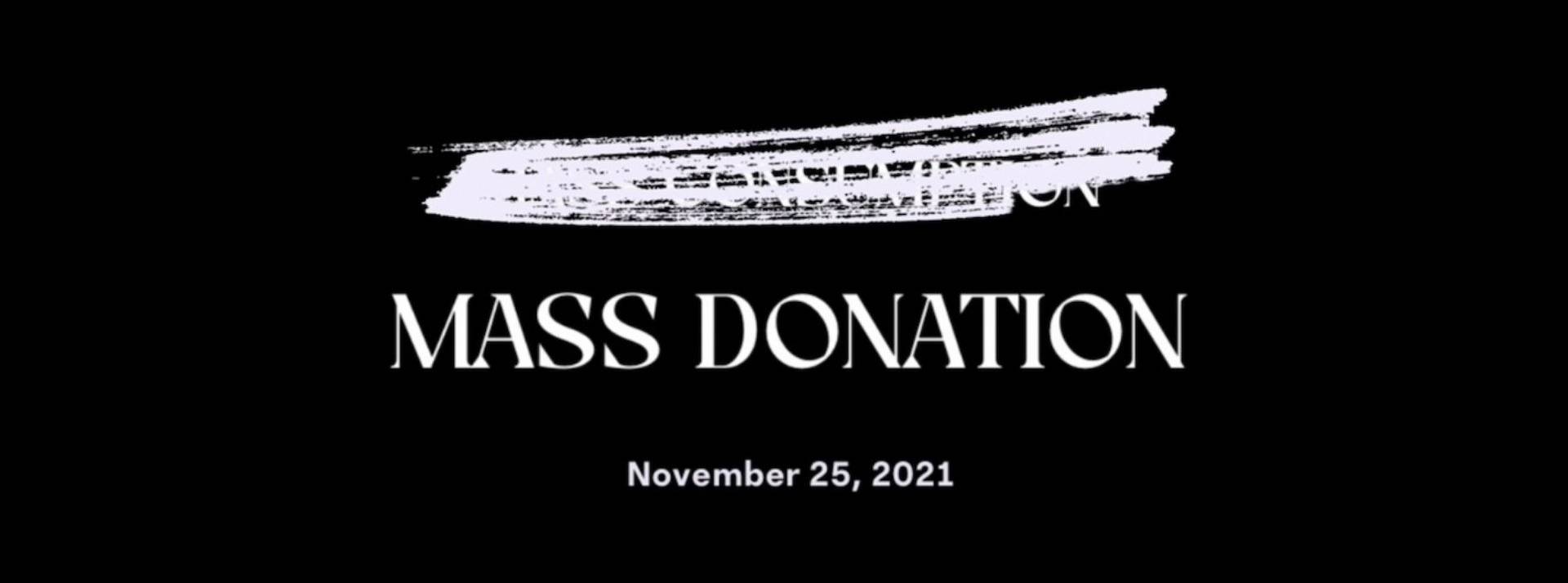 Reset veut rendre la mode durable plus accessible sans soutenir la surconsommation du Black Friday Message : Mass Donation