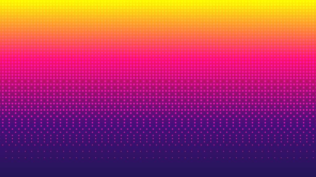 Dégradé d’arrière-plan de pixel de ciel